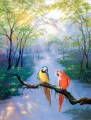 JW colores de los pájaros del arco iris